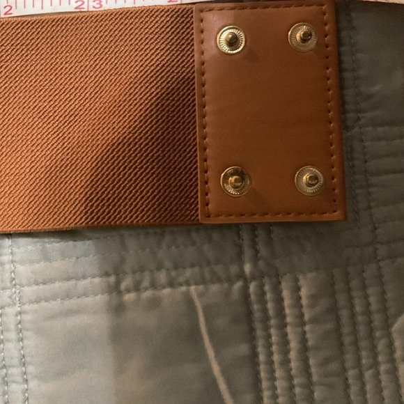 I.N.C International Concepts Cognac Double Buckle Stretch Belt Women's 
L/XL - Picture 5 of 5